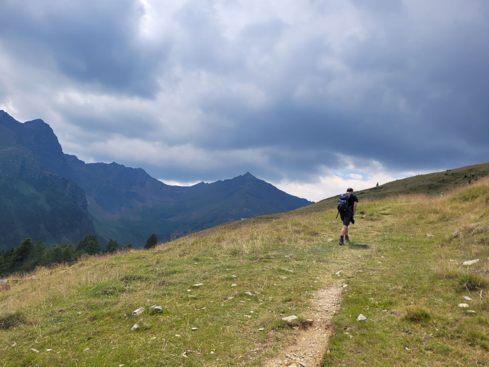 Kurz vor der Malga Monte Sole