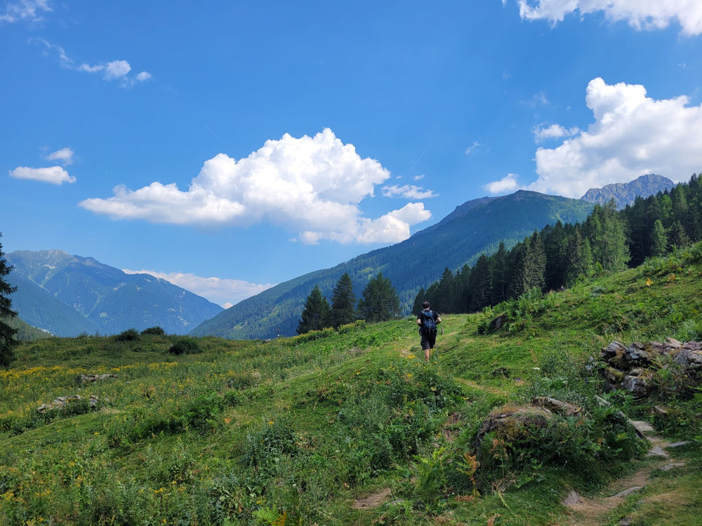 Kurz vor der Hütte