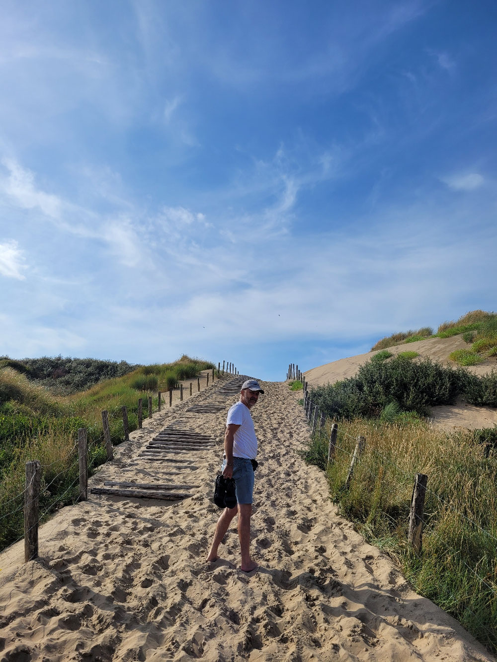 Auf den Dünen zum Strand