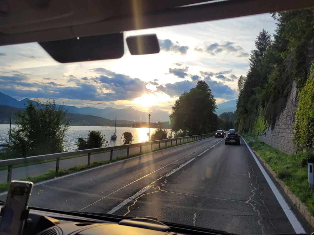 Weiter geht's, am Millstätter See vorbei