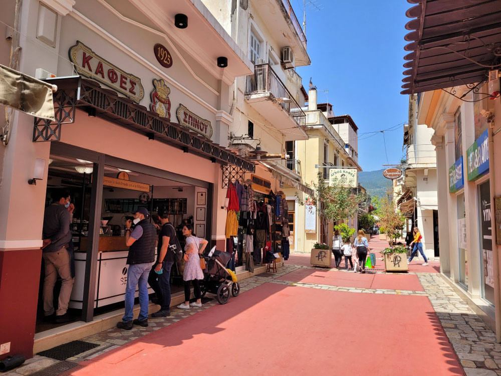 Kaffeebohnen + Kaffeemühle + griechischer Bergtee