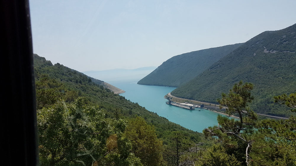 Plomin Luka, wir sind wieder am Meer angekommen