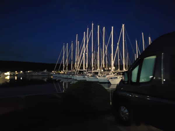 24.07.25 Bijou: Anreise Marina Sukošan
